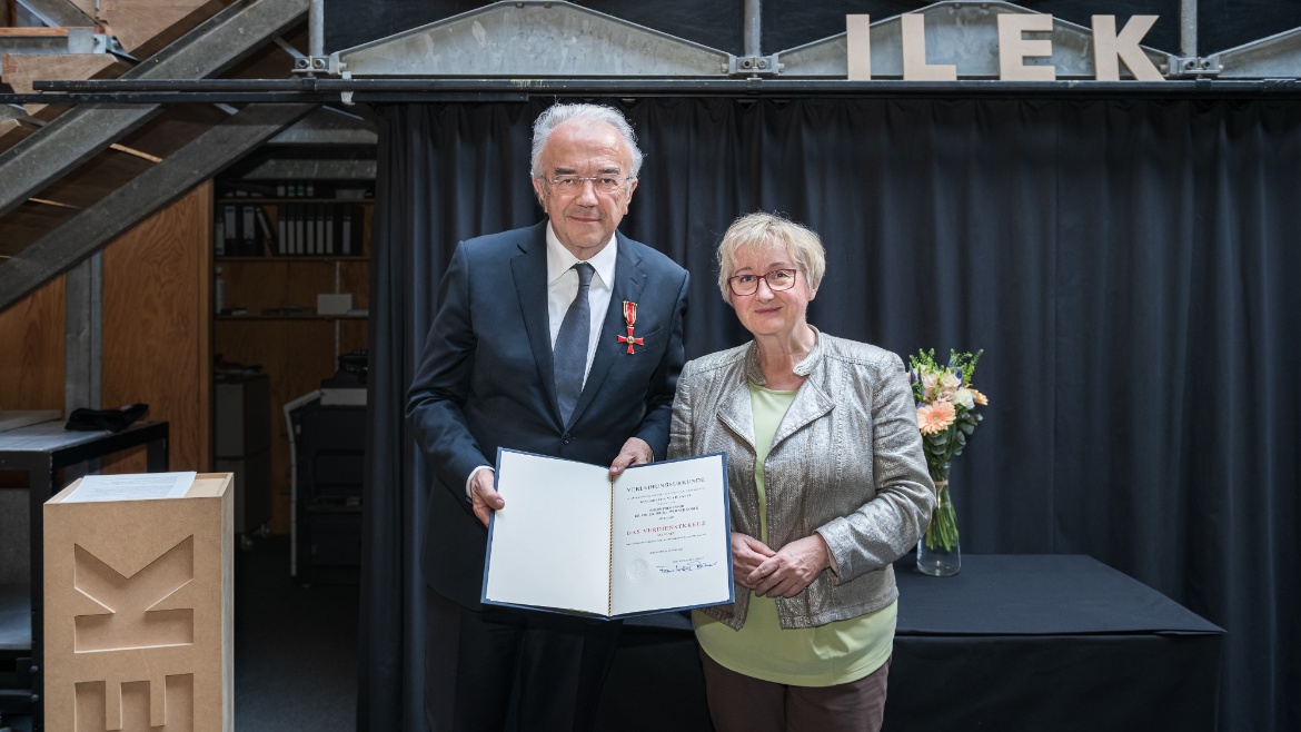 Prof. Sobek recieves Bundesverdienstkreuz